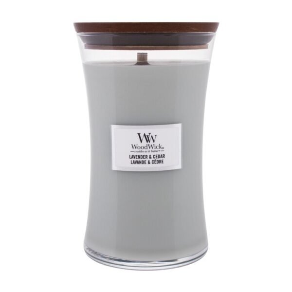 WoodWick Lavender & Cedar Scented Candle