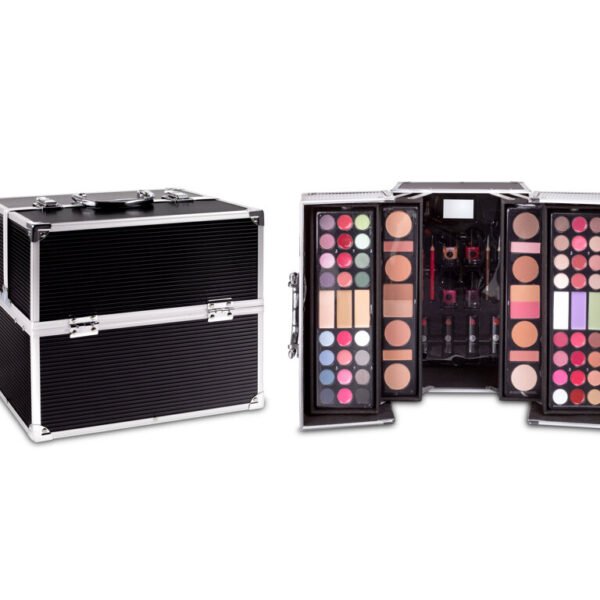 2K Super Model Beauty Train Case Makeup Palette