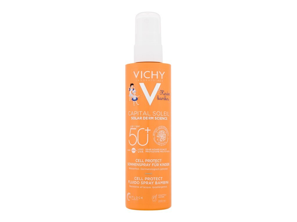 Vichy Capital Soleil Kids Cell Protect Water Fluid Spray Sun Body Lotion