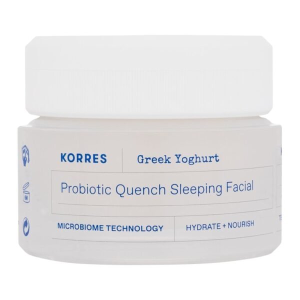 Korres Greek Yoghurt Probiotic Quench Sleeping Facial Night Skin Cream 40 ml