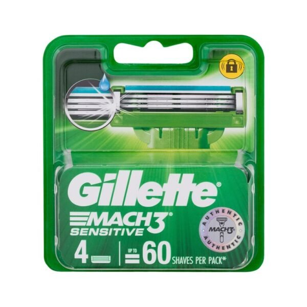 Gillette Mach3 Sensitive Replacement blade (M) 4 pc