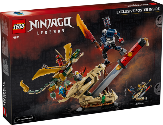 LEGO NINJAGO Battle at the Dragon's Blade 71871 - Image 4