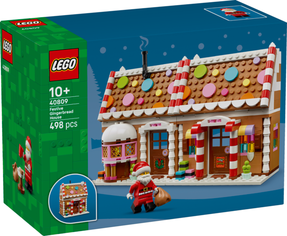 LEGO Iconic Festive Gingerbread House 40809