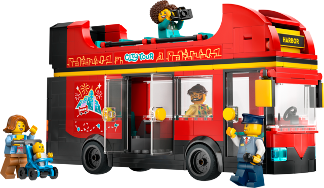 LEGO City Red Double-Decker Sightseeing Bus 60407 - Image 2