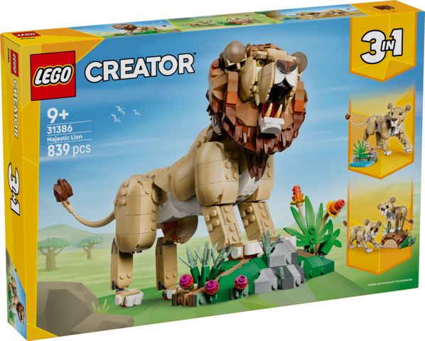 LEGO Creator Wild Animals: Majestic Lion 31386