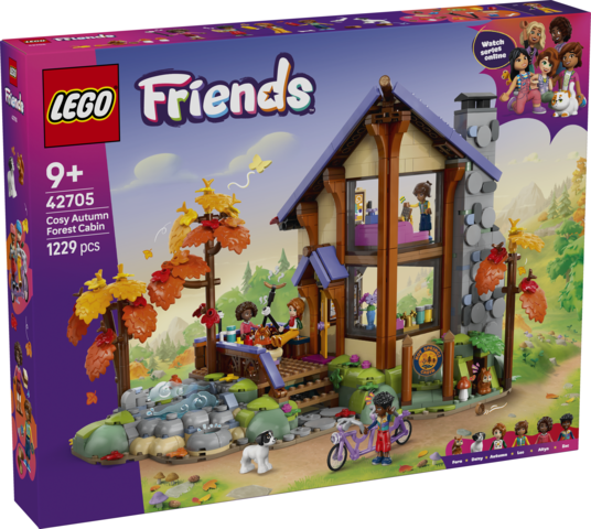 LEGO Friends Cozy Fall Forest Cabin 42705