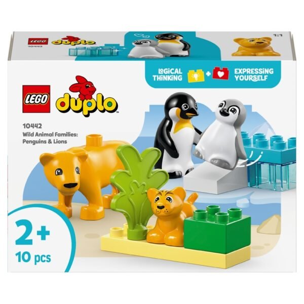 LEGO DUPLO Town Wild Animal Families: Penguins & Lions 10442