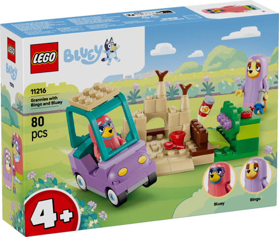 LEGO Bluey Grannies with Bingo and Bluey 11216
