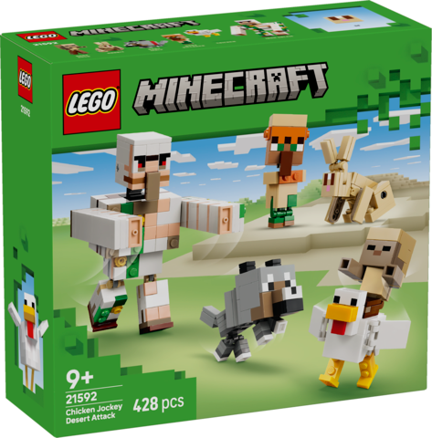 LEGO Minecraft Chicken Jockey Desert Attack 21592