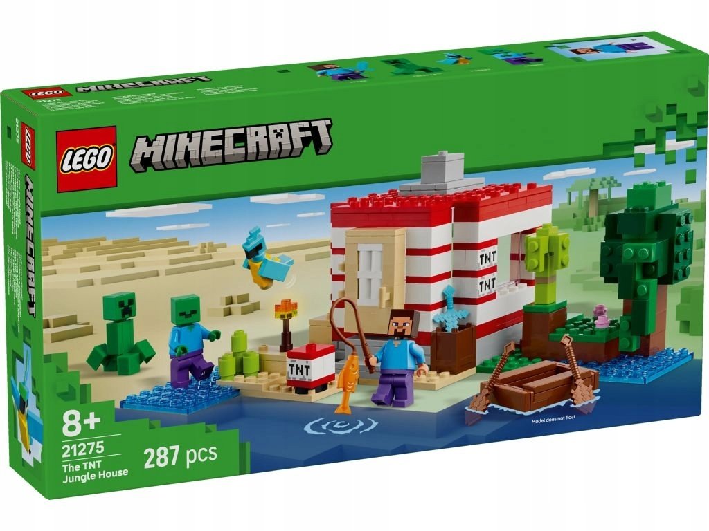 LEGO Minecraft The TNT Jungle House 21275