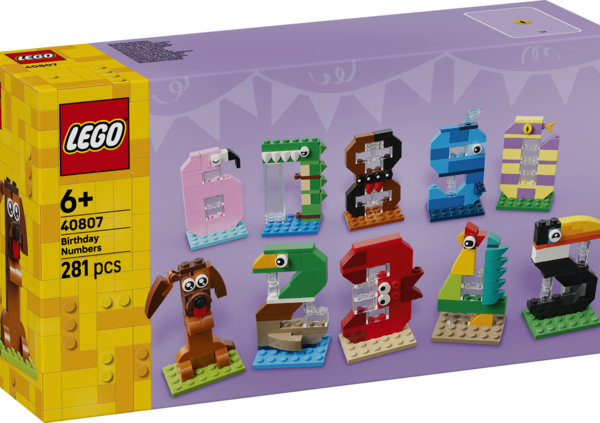 LEGO Iconic Birthday Numbers 40807