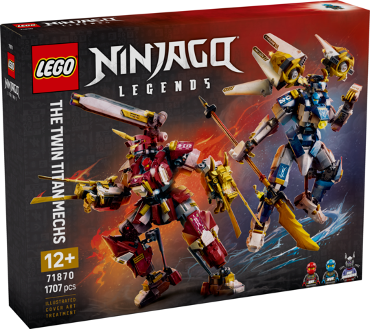 LEGO NINJAGO The Twin Titan Mechs 71870