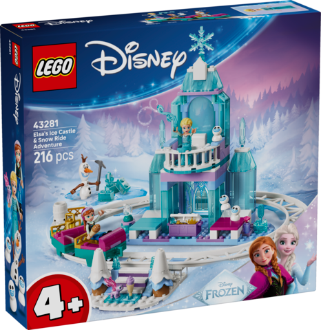 LEGO Disney Princess Elsa's Ice Castle & Snow Ride Adventure 43281