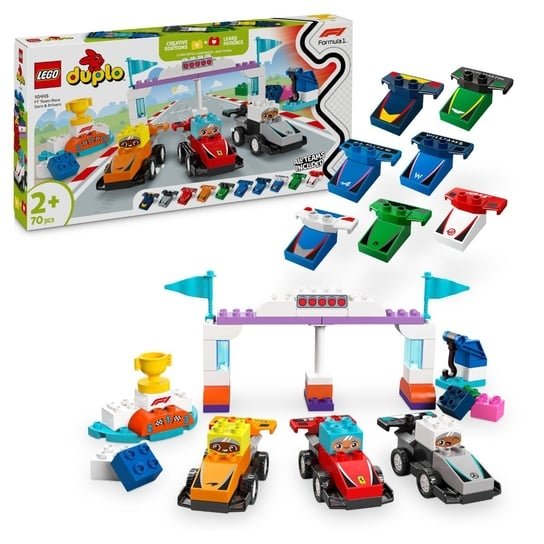 LEGO DUPLO Town F1 Team Race Cars & Drivers 10445