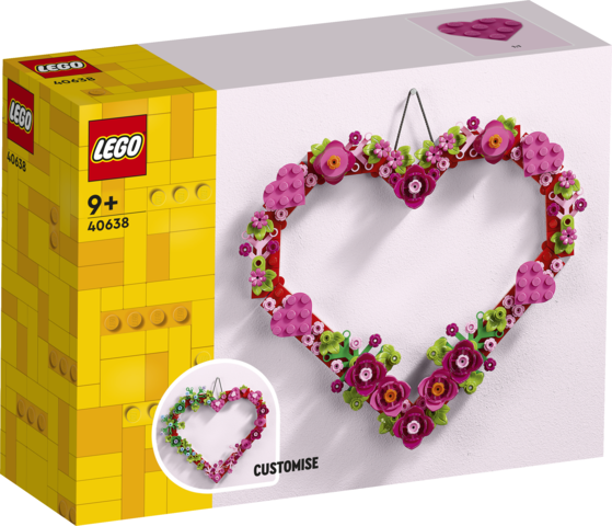 LEGO Iconic Heart Ornament 40638