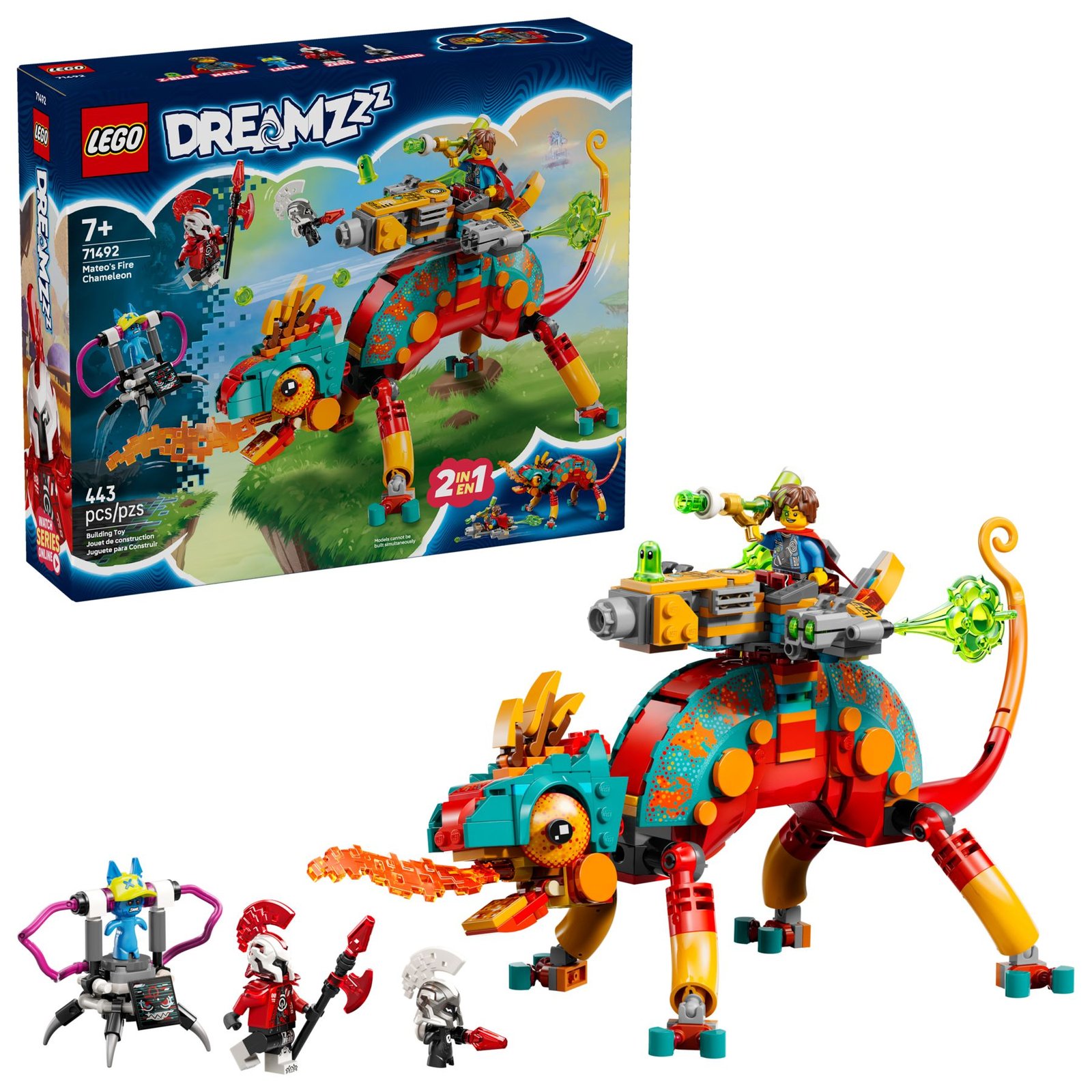 LEGO DREAMZzz Mateo's Fire Chameleon 71492 - Image 2