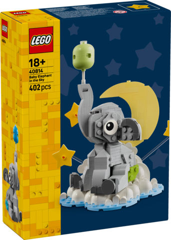 LEGO Iconic Baby Elephant in the Sky 40814