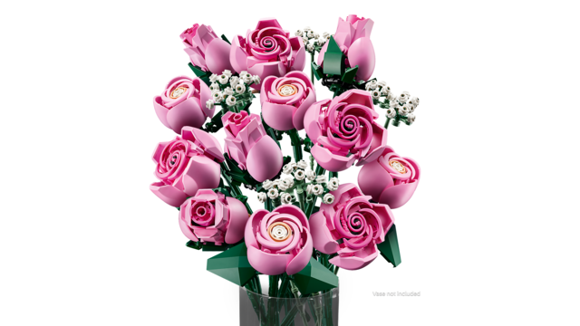LEGO Botanicals Bouquet of Pink Roses 10374 - Image 2