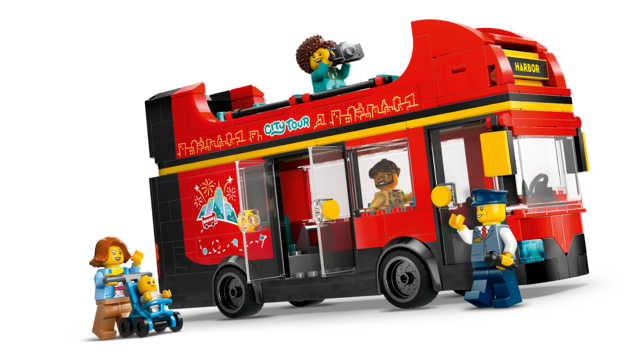 LEGO City Red Double-Decker Sightseeing Bus 60407 - Image 4