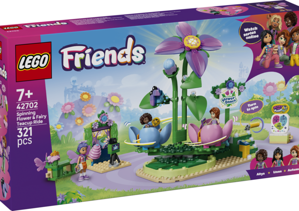 LEGO Friends Spinning Flower & Fairy Teacup Ride 42702