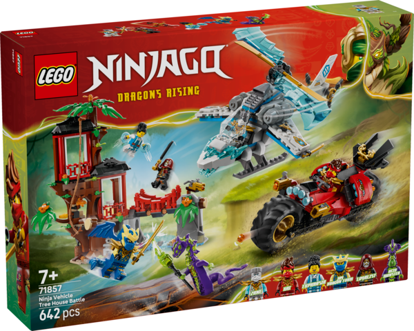 LEGO NINJAGO Ninja Vehicle Tree House Battle 71857