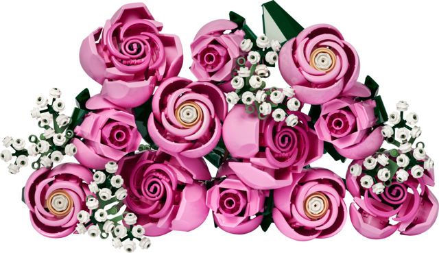 LEGO Botanicals Bouquet of Pink Roses 10374 - Image 4