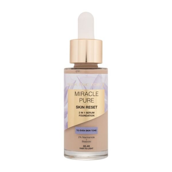 Max Factor Miracle Pure Skin Reset 2in1 Serum Foundation Makeup (W) 30 ml