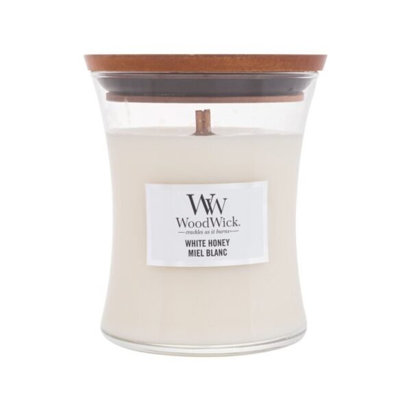 WoodWick White Honey Scented Candle