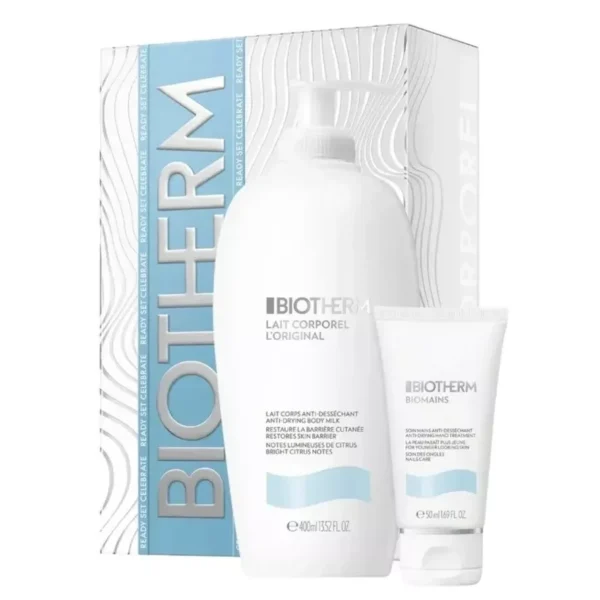 Set Biotherm Lait Corporel 400ml + Biomains Vitamine 50ml