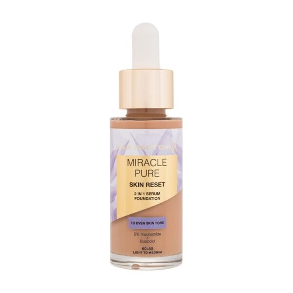 Max Factor Miracle Pure Skin Reset 2in1 Serum Foundation Makeup (W) 30 ml