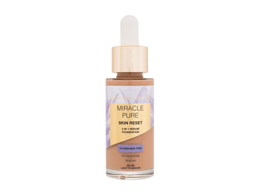Max Factor Miracle Pure Skin Reset 2in1 Serum Foundation Makeup (W) 30 ml