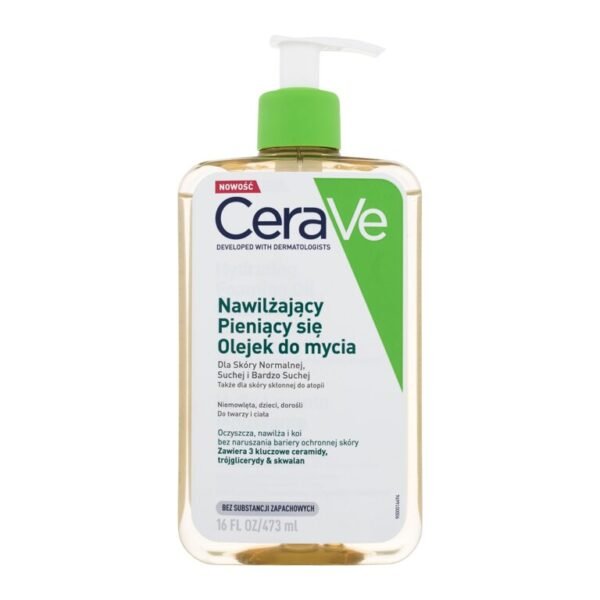 CeraVe Facial Cleansers Hydrating Foaming Oil Cleanser Cleansing Oil (W) 473 ml