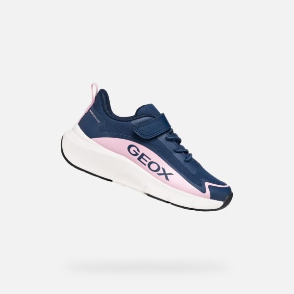 Geox Pro-ran Girls' Trainers – Navy