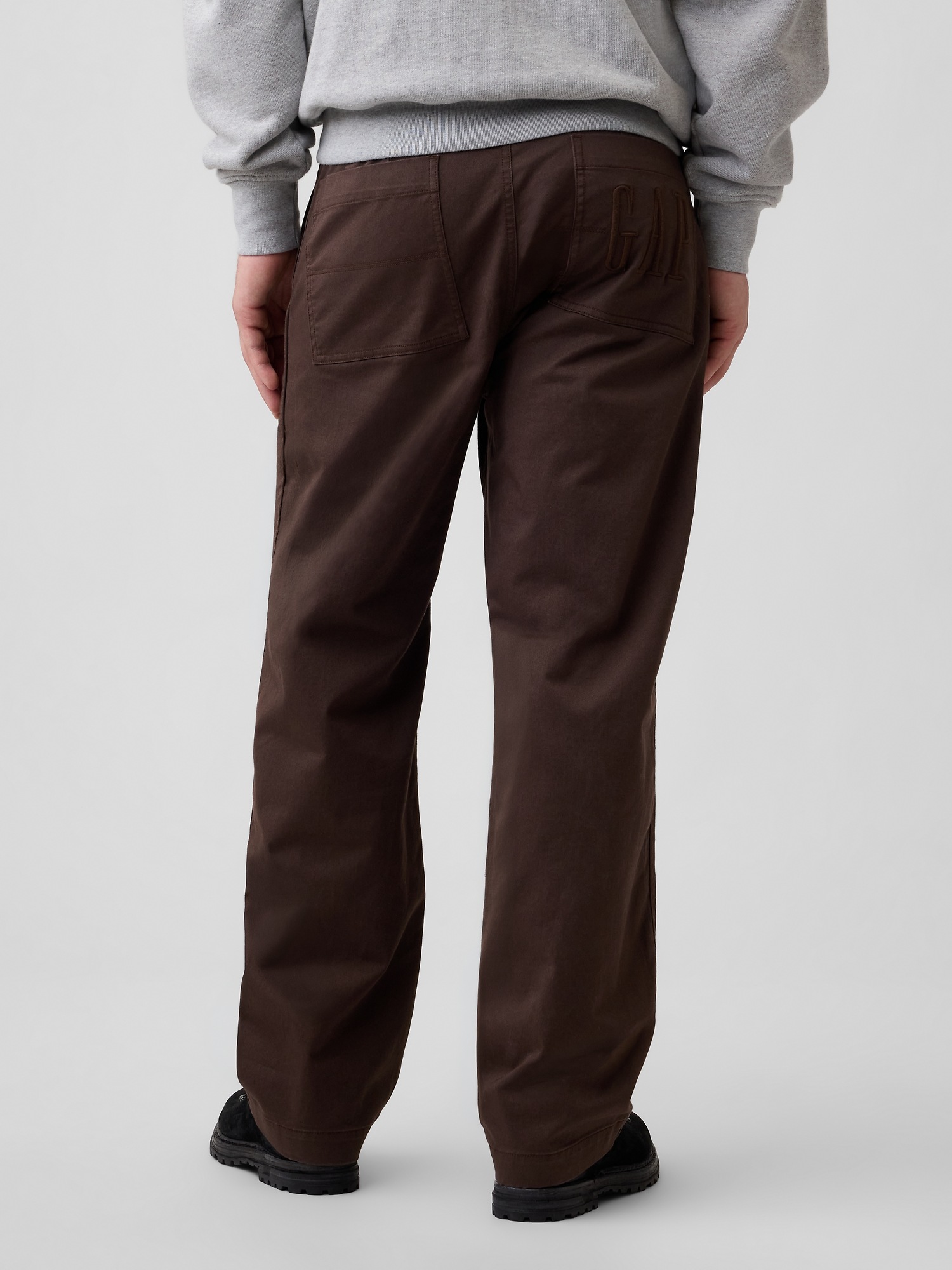 GAP Utility Baggy Men's Trousers – Brown - Image 4