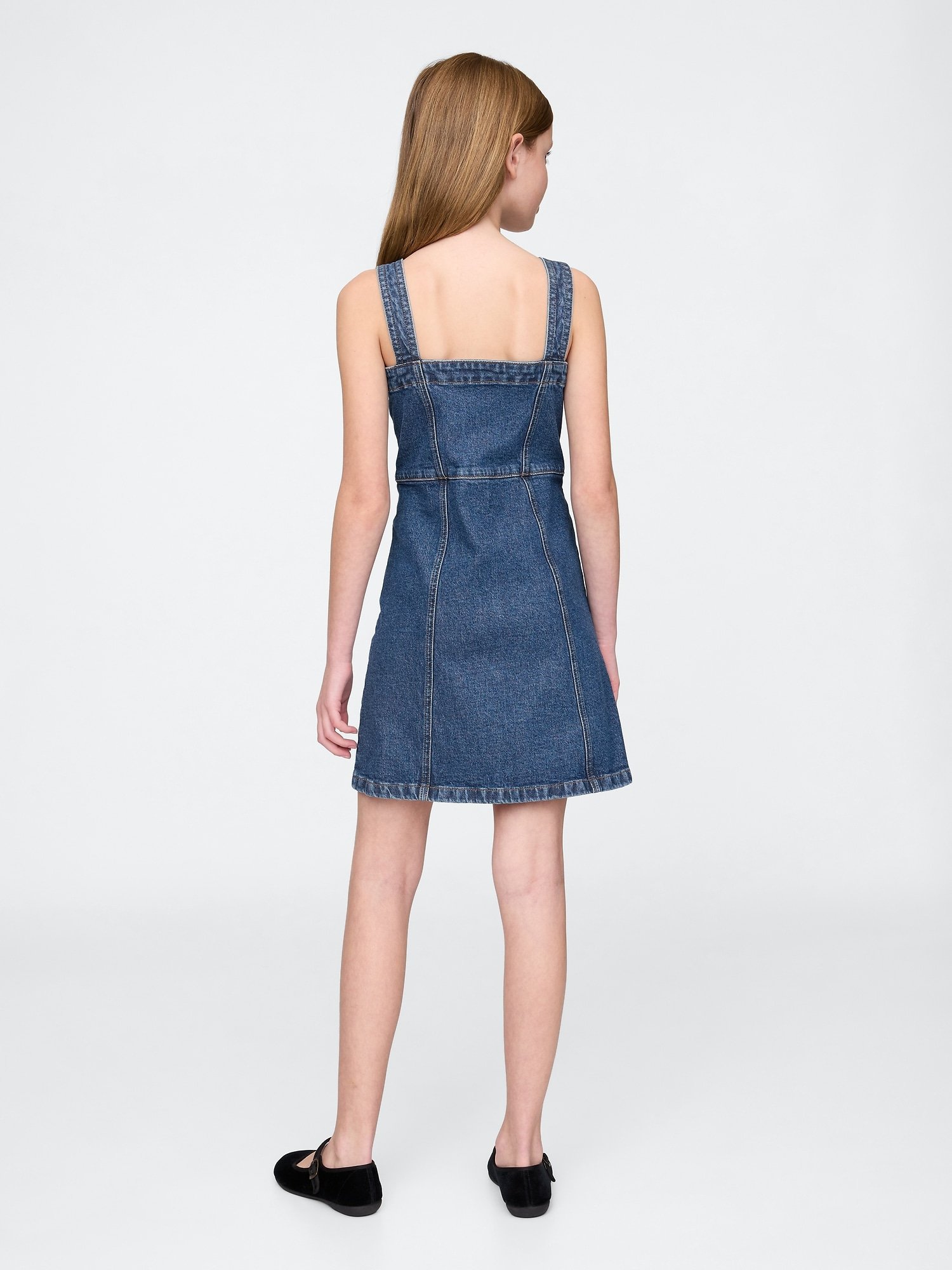GAP Denim Girls' Dress – Navy - Image 2