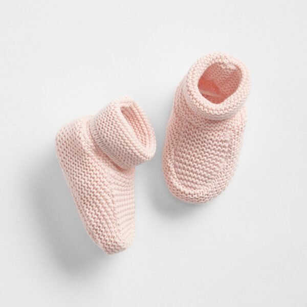 GAP Knit Brannan Bear Baby Girls' Shoes – Pink
