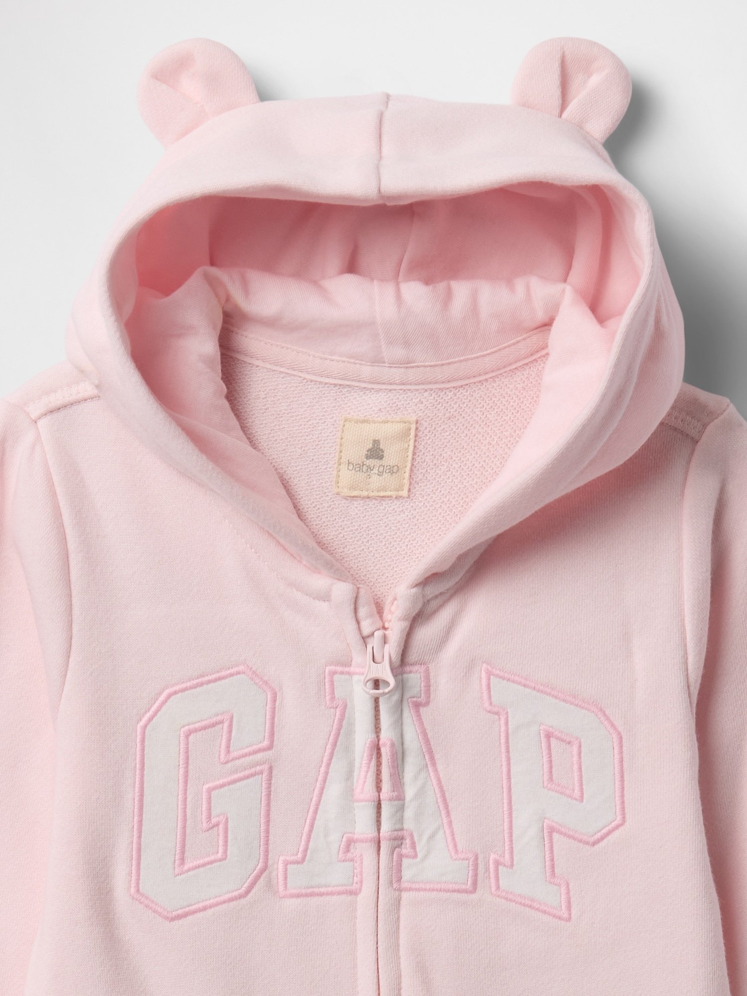 GAP Logo Baby Girls' Romper – Pink - Image 3