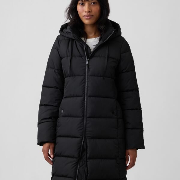 GAP Hooded Quilted Women's Jacket – Black