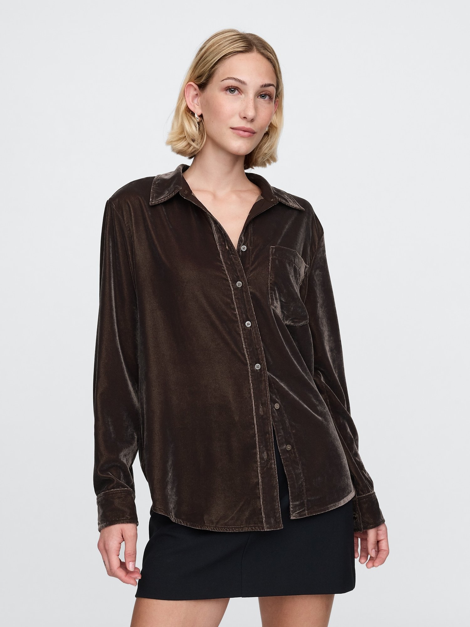 GAP Women's Shirt – Brown