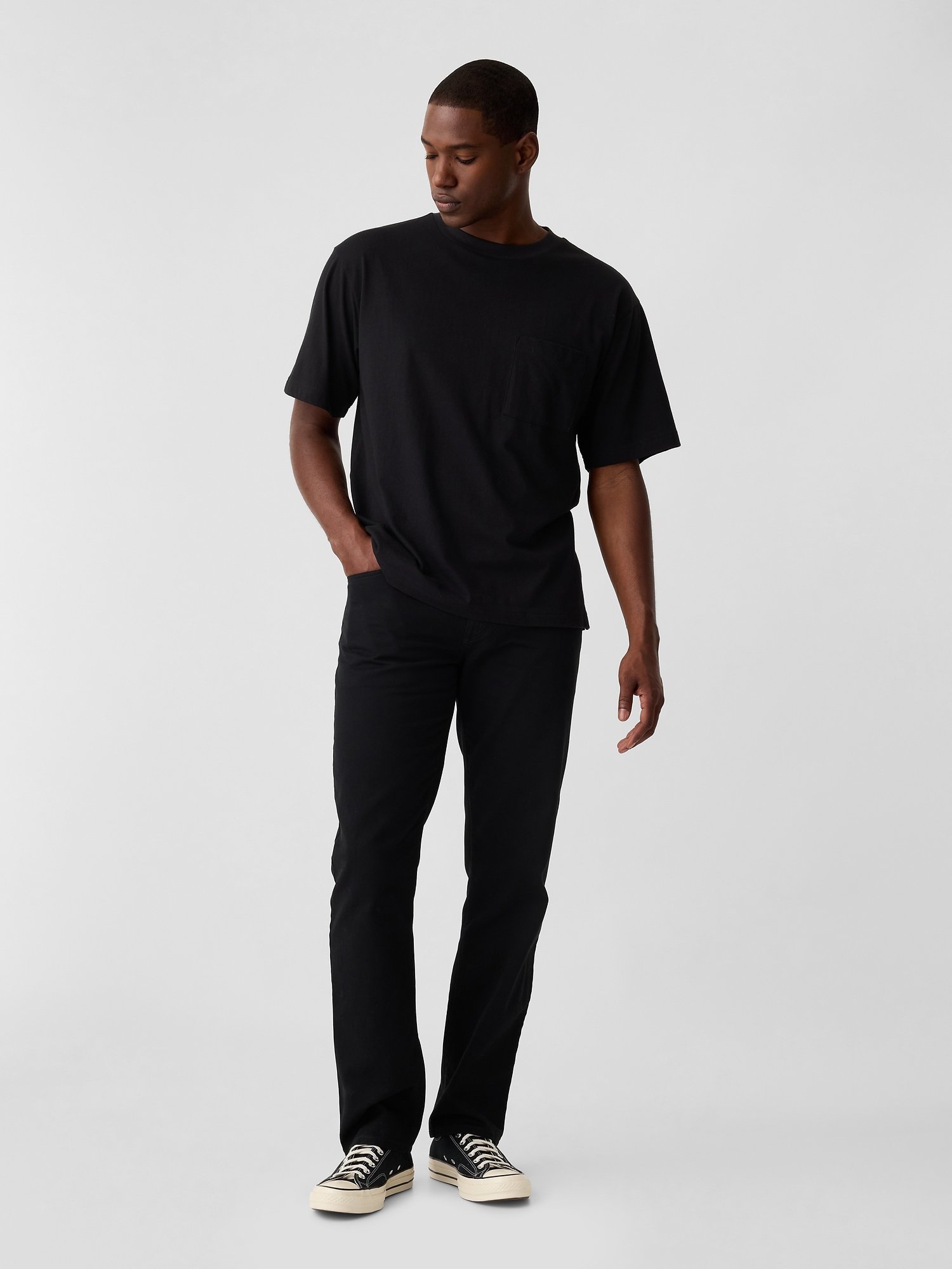 GAP Straight Twill Men's Jeans – Black