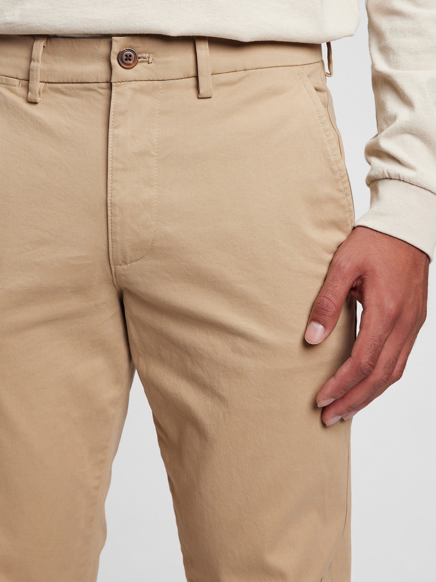 GAP Khaki Slim Men's Trousers – Beige - Image 5