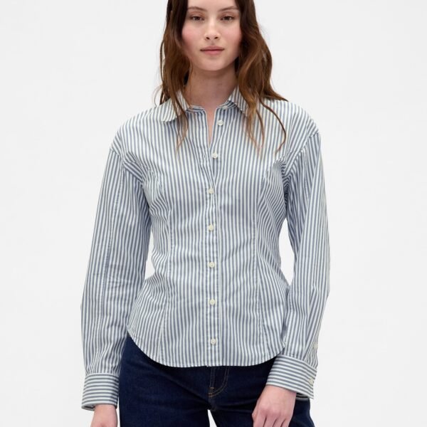 GAP Dolman Classic Shirt Women's Shirt – Blue