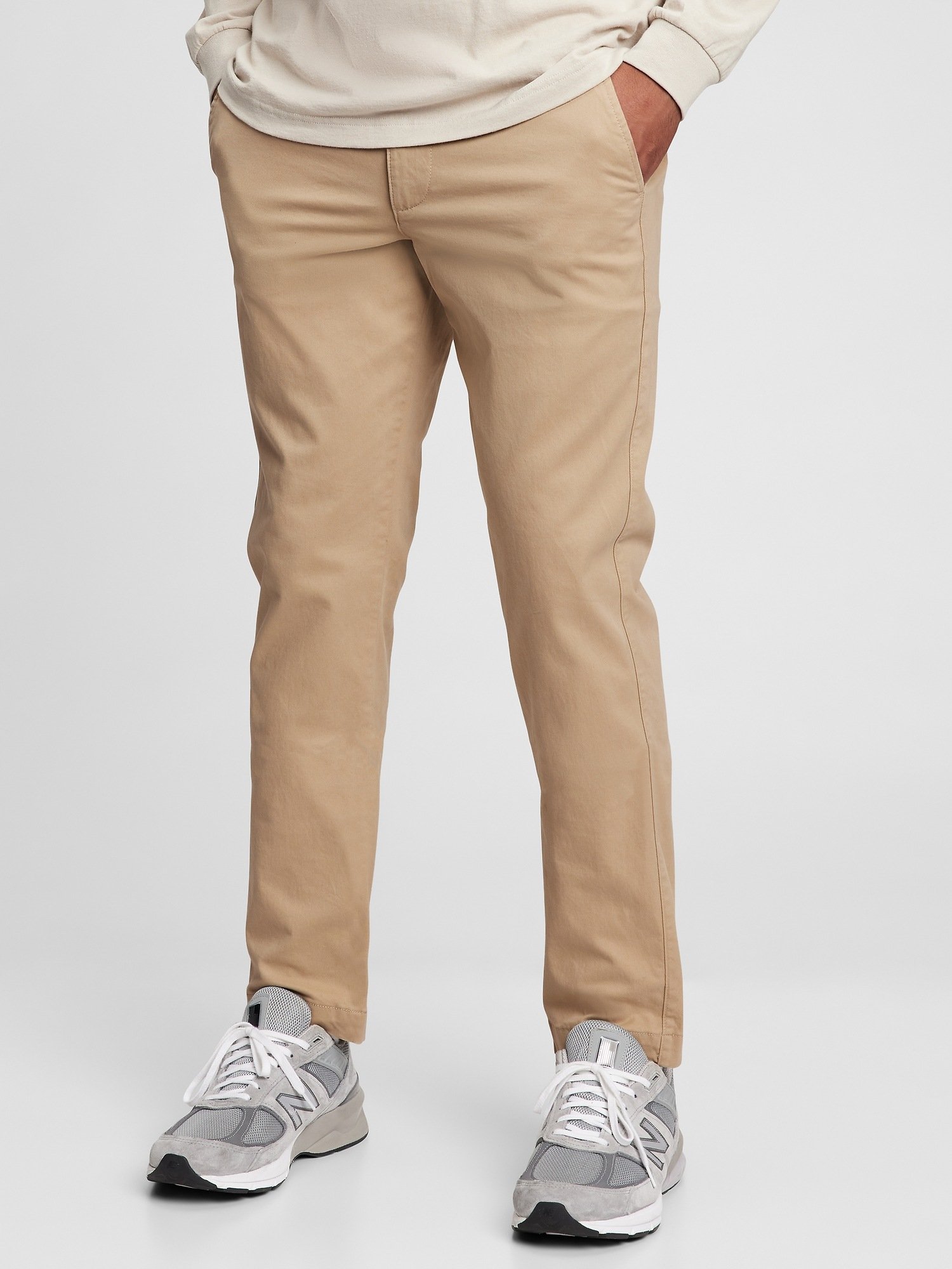 GAP Khaki Slim Men's Trousers – Beige - Image 2