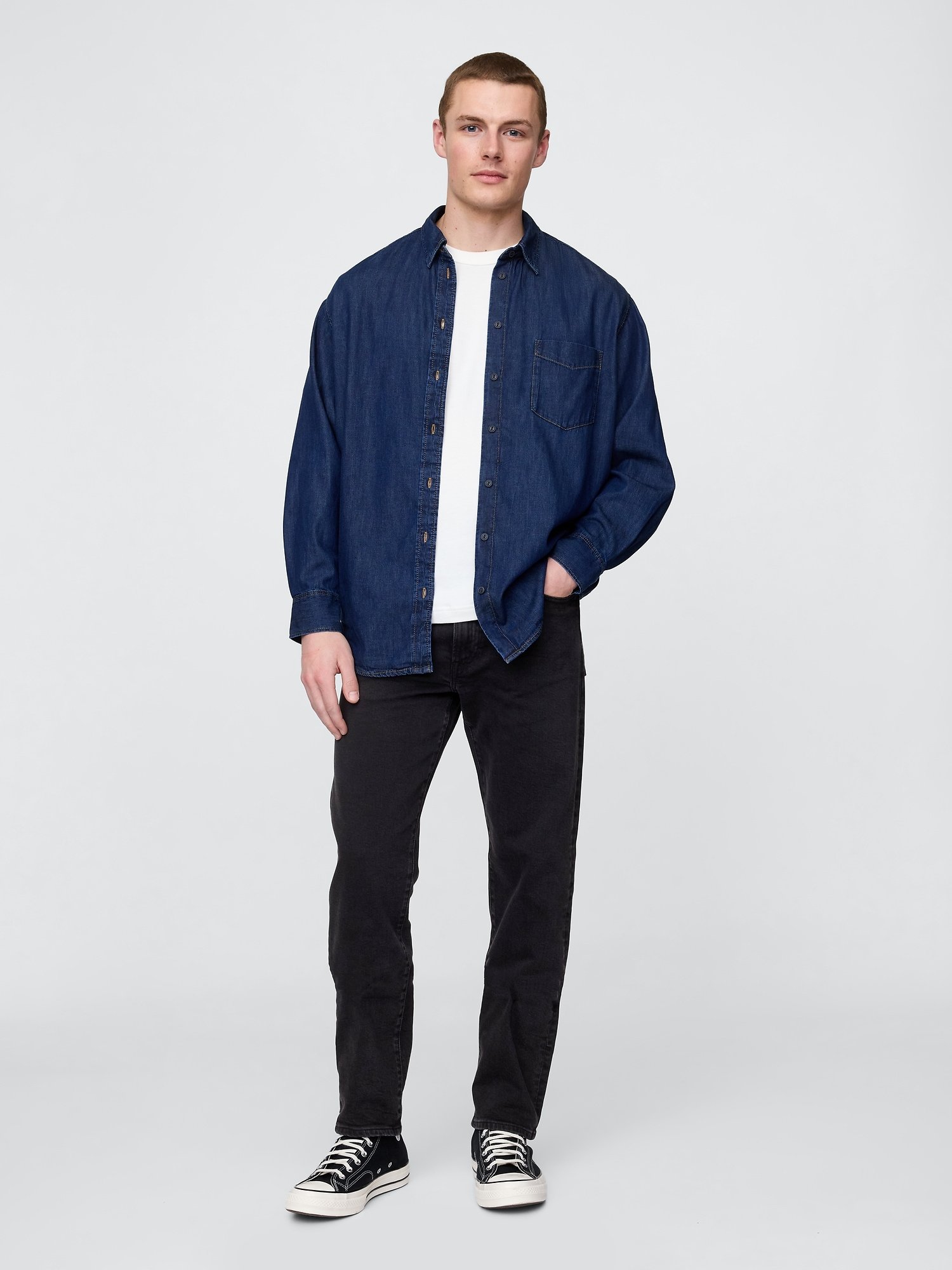 GAP Straight GapFlex Men's Jeans – Black