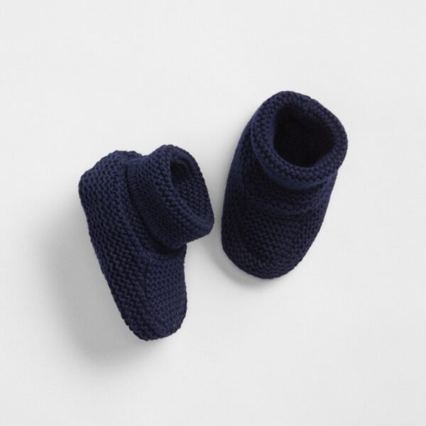 GAP Knit Brannan Bear Baby Girls' Shoes – Navy