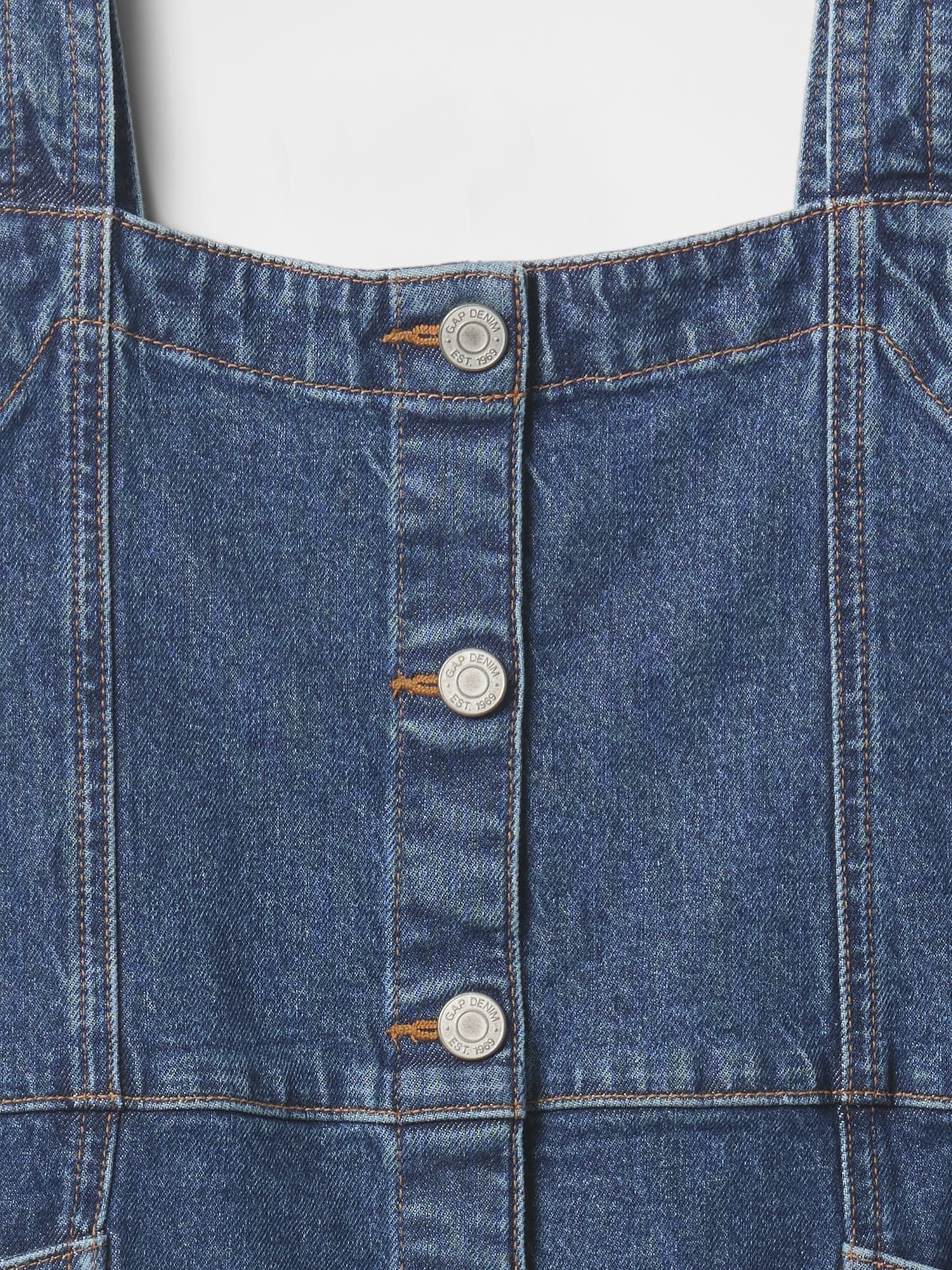 GAP Denim Girls' Dress – Navy - Image 4