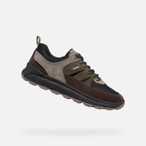 Geox Spherica 4X4 B ABX Men's Trainers – Dark Brown