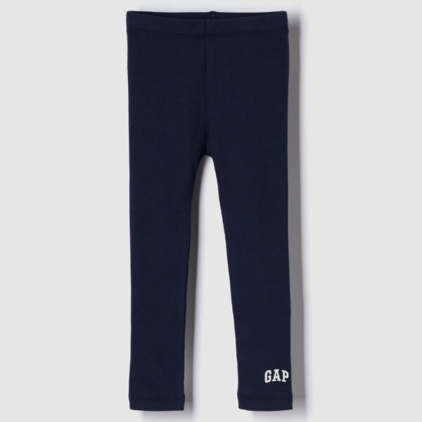 GAP Ribbed Baby Girls' Trousers – Navy