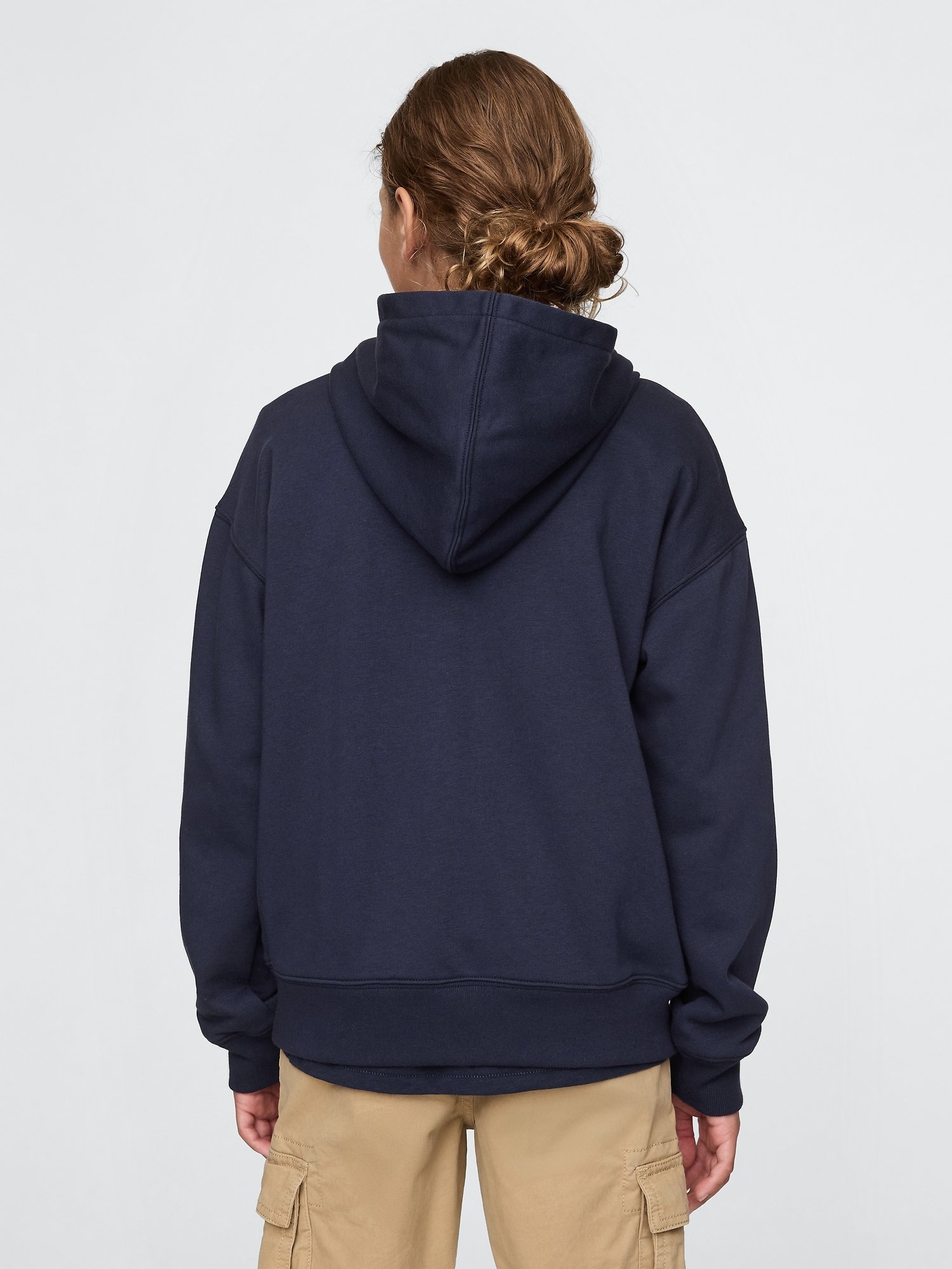 GAP Logo Boys' Sweatshirt – Navy - Image 3