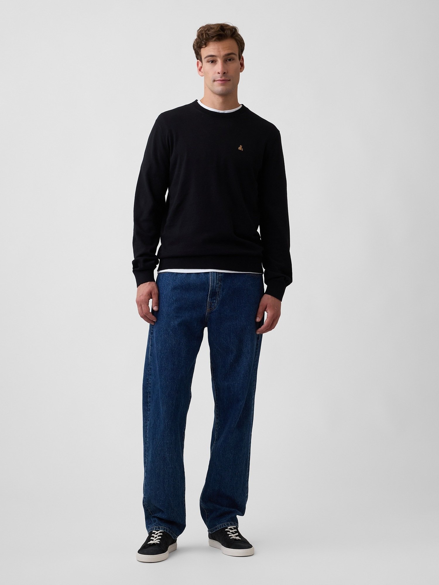 GAP Cotton Brannan Bear Men's Sweater – Black - Image 2